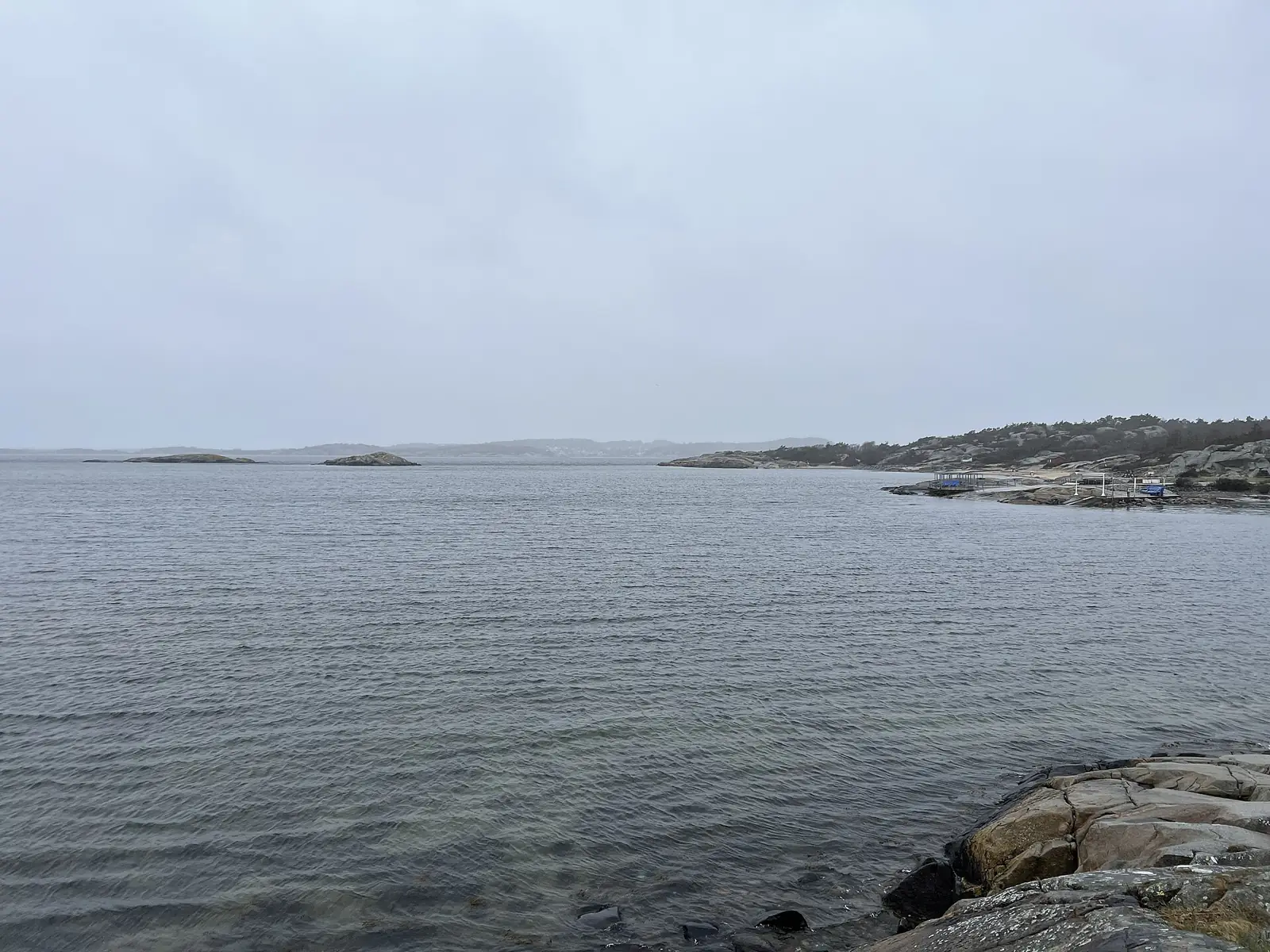 Havsutsikt från Stora Amundö i Billdals skärgård
