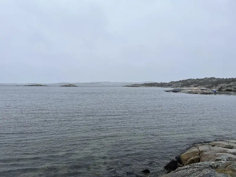 Havsutsikt från Stora Amundö i Billdals skärgård